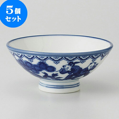 5個セット ☆ 茶碗 ☆ 唐子 厚口中平 [ 12.2 x 5.3cm 135g ] | ちゃわん お茶碗 飯碗 ご飯茶碗 白米 人気 おすすめ 食器 業務用 飲食店 カフェ うつわ 器 おしゃれ かわいい ギフト プレゼント 引き出物 誕生日 贈り物 贈答品