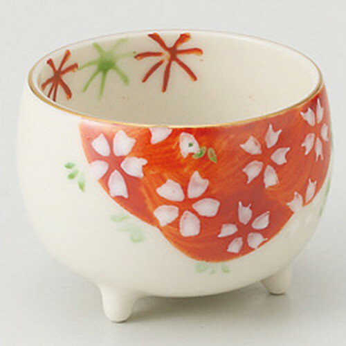 ☆ 珍味 ☆ 春秋 三ッ足珍味 [ 5 x 3.7cm 35g ] | 珍味 小付け 小鉢 小皿 お漬物 薬味入れ おすすめ 人気..