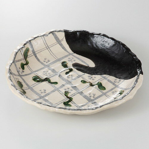 ☆ 深皿 ☆ オリベ梅垣 8.5皿 [ 26.8 x 4cm 780g ] | 大きい お皿 大皿 盛り皿 盛皿 人気 おすすめ パス..