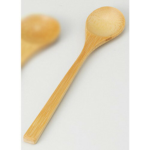 ☆ むし碗 ☆ （竹）スプーン ツル首 [ 15 x 3cm ] | カトラリー テーブルマナー 人気 おすすめ 食器 業務用 飲食店 カフェ うつわ 器 おしゃれ かわいい ギフト プレゼント 引き出物 誕生日 贈り物 贈答品