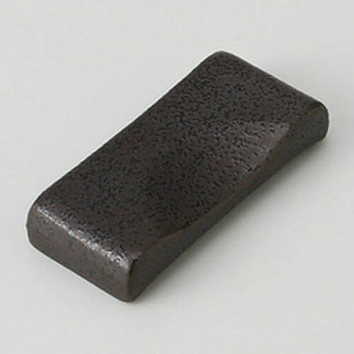 ☆ 箸置き ☆ 箱型 箸置　黒耀 [ 5.8 x 2.7 x 1.2cm 28g ] | 箸置き 箸置 はしおき 箸 カトラリー 食器 業務用 飲食店 カフェ うつわ 器 おしゃれ かわいい お洒落 ギフト プレゼント 引き出物 内祝い 結婚祝い 誕生日 贈り物 贈答品
