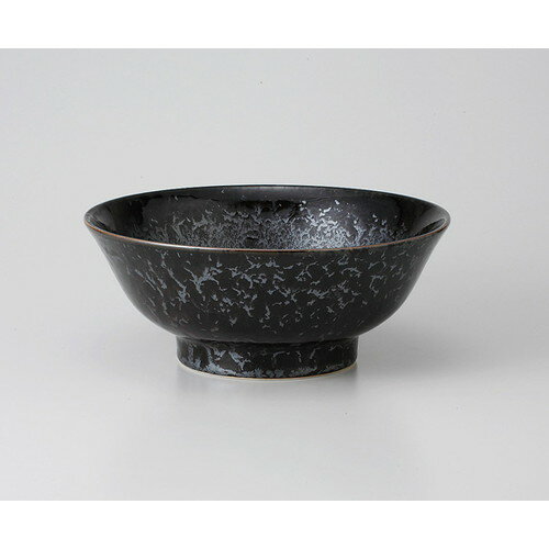 ☆ ラーメン丼 ☆ 黒真珠 6.8反高台丼 [ 21.1 x 8.6cm 1240cc 760g ] | 丼 丼ぶり どんぶり ラーメン チ..