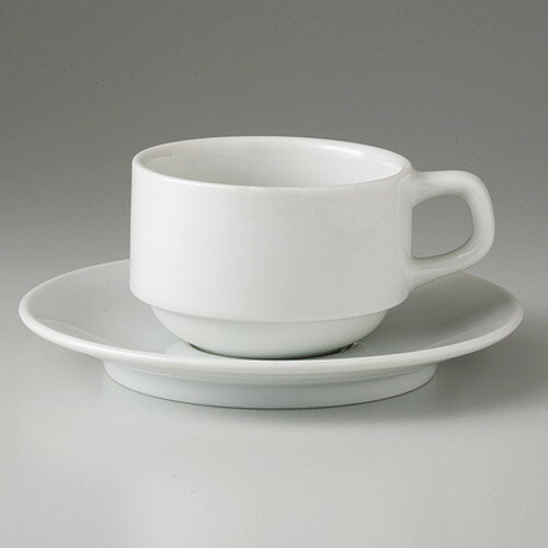 ☆ コーヒーC/S ☆ BCスタック 兼用C/S [ S14.8 x 2cm 374g ] | コーヒー カップ ティー 紅茶 喫茶 人気 おすすめ 食器 洋食器 業務用 飲食店 カフェ うつわ 器 おしゃれ かわいい ギフト プレゼント 引き出物 誕生日 贈答品