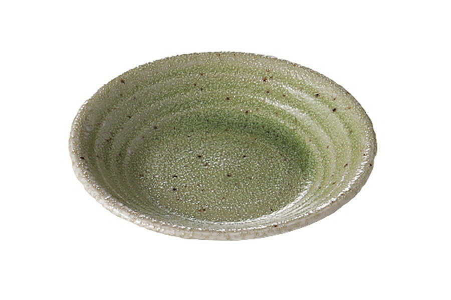 グリン 型入2.5皿[8x1.6cm] |和食器 若草色 シンプル 普段使い おすすめ