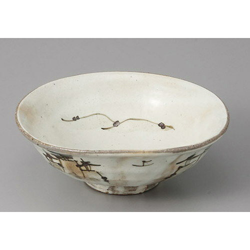 中鉢 粉引山水たわみ鉢 [14.7 x 14.5 x 5.5cm] | 中鉢 盛鉢 取り鉢 ボウル 中 おすすめ 人気 食器 業務用 飲食店 カフェ うつわ 器 おしゃれ かわいい お洒落 ギフト プレゼント 引き出物 内祝い 結婚祝い 誕生日 贈り物 贈答品