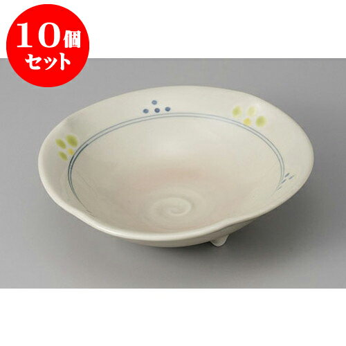 10個セット 向付 萩風早春三ツ足6.0浅鉢 [18 x 5cm] | 和食器 鉢 小鉢 ボウル 浅鉢 料亭 ホテル 食器 業務用 飲食店 カフェ うつわ 器 おしゃれ かわいい ギフト プレゼント 内祝い 誕生日 贈り物 贈答品 おすすめ 食器セット