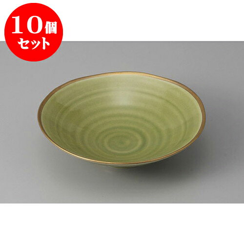 10個セット 向付 有田焼四釉金緑平小鉢 [15.5 x 4.5cm] | 和食器 鉢 小鉢 ボウル 浅鉢 料亭 ホテル 食器 業務用 飲食店 カフェ うつわ 器 おしゃれ かわいい ギフト プレゼント 内祝い 誕生日 贈り物 贈答品 おすすめ 食器セット