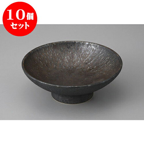 10個セット 向付 金結晶トチリ高台向付 [16 x 6cm] | 和食器 鉢 小鉢 ボウル 浅鉢 料亭 ホテル 食器 業務用 飲食店 カフェ うつわ 器 おしゃれ かわいい ギフト プレゼント 内祝い 誕生日 贈り物 贈答品 おすすめ 食器セット