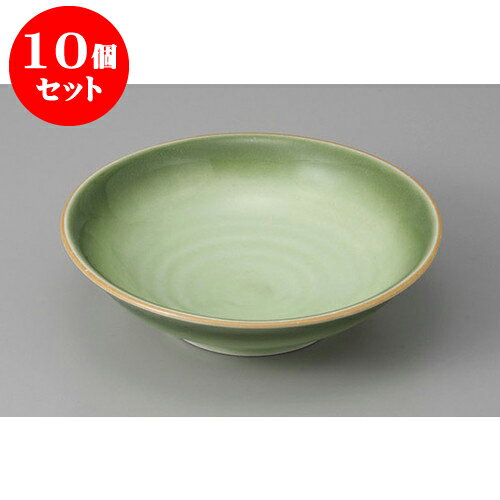 10個セット 向付 緑彩向付 [15.7 x 4.3cm] | 和食器 鉢 小鉢 ボウル 浅鉢 料亭 ホテル 食器 業務用 飲食店 カフェ うつわ 器 おしゃれ かわいい ギフト プレゼント 内祝い 誕生日 贈り物 贈答品 おすすめ 食器セット