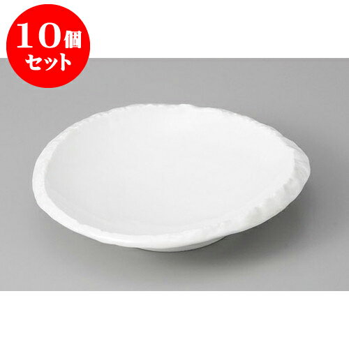 10個セット 向付 ホワイトオーバル6.0向附(強化) [18.5 x 17.5 x 4cm] | 和食器 鉢 小鉢 ボウル 浅鉢 料亭 ホテル 食器 業務用 飲食店 カフェ うつわ 器 おしゃれ かわいい ギフト プレゼント 内祝い 誕生日 贈り物 贈答品 おすすめ 食器セット