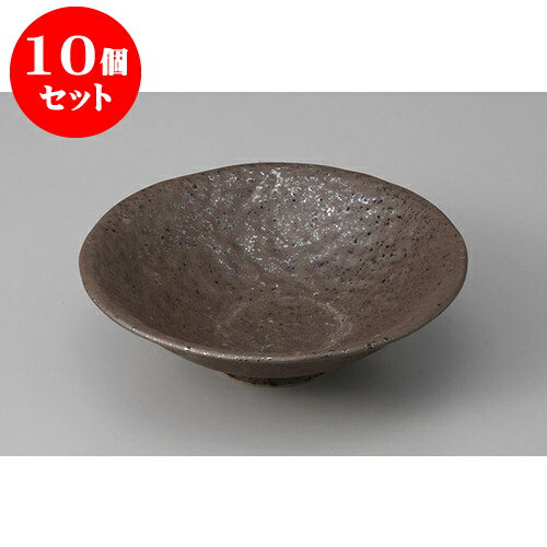 10個セット 向付 こげ茶水晶向付 [15.3 x 4.5cm] | 和食器 鉢 小鉢 ボウル 浅鉢 料亭 ホテル 食器 業務用 飲食店 カフェ うつわ 器 おしゃれ かわいい ギフト プレゼント 内祝い 誕生日 贈り物 贈答品 おすすめ 食器セット