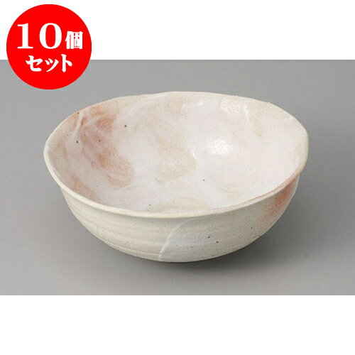 10個セット 向付 桜志野手造り鉢 [15.5 x 15 x 11cm] | 和食器 鉢 小鉢 ボウル 浅鉢 料亭 ホテル 食器 業務用 飲食店 カフェ うつわ 器 おしゃれ かわいい ギフト プレゼント 内祝い 誕生日 贈り物 贈答品 おすすめ 食器セット