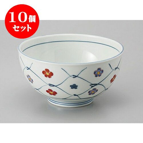 楽天せともの本舗10個セット 丼 あみ梅4.0多用碗 [13.3 x 7.3cm] | 多用丼 サラダ 麺類 スープ 食器 業務用 飲食店 カフェ うつわ 器 おしゃれ かわいい お洒落 可愛い ギフト プレゼント 引き出物 内祝い 結婚祝い 誕生日 贈り物 贈答品 おすすめ 食器セット