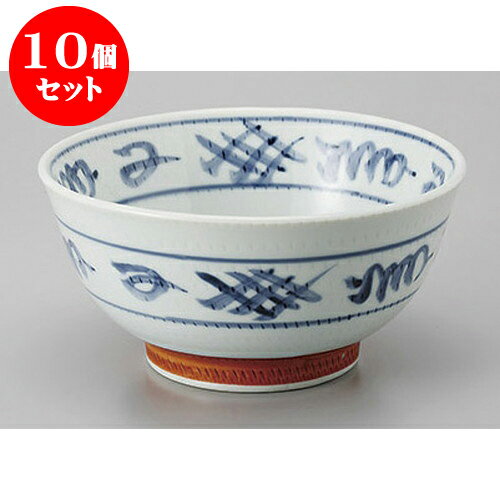 10個セット 丼 トチリ唐草5.5多用丼 [17 x 8.5cm] | お好み丼 丼ぶり カフェ丼 鉢 ラーメン そば うどん ボウル 食器 業務用 飲食店 カフェ うつわ 器 おしゃれ かわいい ギフト プレゼント 誕生日 贈り物 贈答品 食器セット