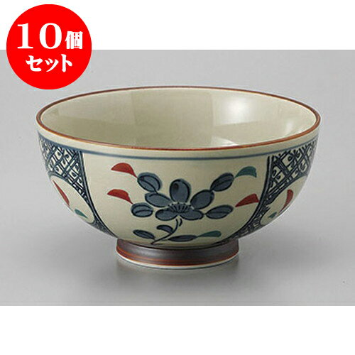 10個セット 丼 有田焼錦祥瑞めん鉢 [15.5 x 7.5cm] | お好み丼 丼ぶり カフェ丼 鉢 ラーメン そば うどん ボウル 食器 業務用 飲食店 カフェ うつわ 器 おしゃれ かわいい ギフト プレゼント 誕生日 贈り物 贈答品 食器セット