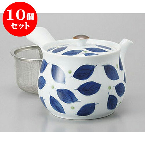 10個セット 有田焼急須 有田焼木の葉U付特大急須 [650cc] | ポット 急須 きゅうす 土瓶 お茶 一服 まったり 人気 おすすめ 食器 業務用 飲食店 カフェ うつわ 器 おしゃれ かわいい ギフト プレゼント 引き出物 誕生日 贈り物 贈答品 食器セット