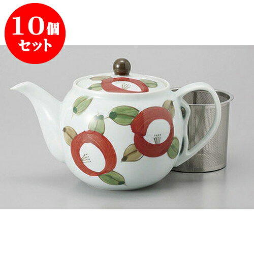 10個セット 有田焼ポット 有田焼丸椿SSポット [12 x 12cm 725cc] | ポット 急須 土瓶 紅茶 コーヒー まったり 人気 おすすめ 食器 業務用 飲食店 カフェ うつわ 器 おしゃれ かわいい ギフト プレゼント 引き出物 誕生日 贈り物 贈答品 食器セット
