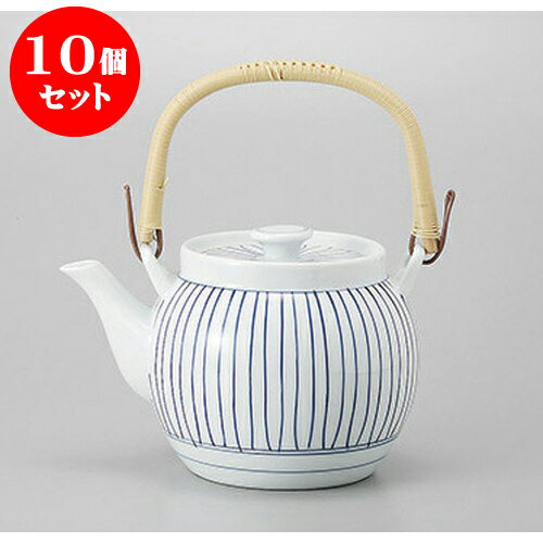 10個セット 有田焼土瓶 有田焼立枠10号土瓶 [1800cc] | ポット 急須 土瓶 お茶 大きい 一服 まったり 人気 おすすめ 食器 業務用 飲食店 カフェ うつわ 器 おしゃれ かわいい ギフト プレゼント 引き出物 誕生日 贈り物 贈答品 食器セット