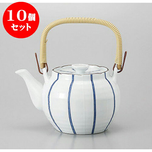 10個セット 有田焼土瓶 有田焼一珍十草6号土瓶 [1000cc] | ポット 急須 土瓶 お茶 大きい 一服 まったり 人気 おすすめ 食器 業務用 飲食店 カフェ うつわ 器 おしゃれ かわいい ギフト プレゼント 引き出物 誕生日 贈り物 贈答品 食器セット