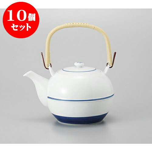 10個セット 有田焼土瓶 有田焼夢路(M)5号土瓶 [650cc] | ポット 急須 土瓶 お茶 大きい 一服 まったり 人気 おすすめ 食器 業務用 飲食店 カフェ うつわ 器 おしゃれ かわいい ギフト プレゼント 引き出物 誕生日 贈り物 贈答品 食器セット