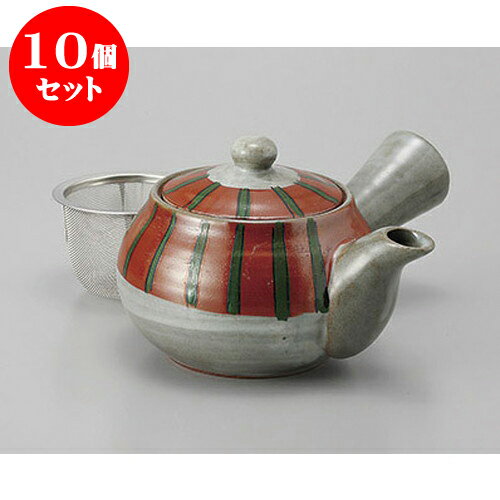 10個セット 急須 もえぎ3号急須(アミ付)(U) [11 x 9.5cm 420cc] | ポット 急須 きゅうす 土瓶 お茶 一服 まったり 人気 おすすめ 食器 業務用 飲食店 カフェ うつわ 器 おしゃれ かわいい ギフト プレゼント 引き出物 誕生日 贈り物 贈答品 食器セット