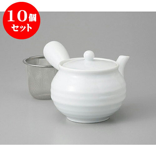 10個セット 急須 青磁六兵衛渕急須(網付) [10 x 9.5cm 400cc] | ポット 急須 きゅうす 土瓶 お茶 一服 まったり 人気 おすすめ 食器 業務用 飲食店 カフェ うつわ 器 おしゃれ かわいい ギフト プレゼント 引き出物 誕生日 贈り物 贈答品 食器セット