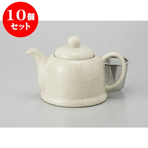 10個セット ポット 梨地ケトルポット(茶こし付) [12 x 18 x 12 x 11.5cm 550cc] | ポット 急須 土瓶 紅茶 コーヒー まったり 人気 おすすめ 食器 業務用 飲食店 カフェ うつわ 器 おしゃれ かわいい ギフト プレゼント 引き出物 誕生日 贈り物 贈答品 食器セット
