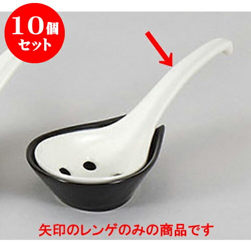 10個セット 鍋小物 白穴あきレンゲ [19 x 7.2cm] | 人気 おすすめ 食器 洋食器 業務用 飲食店 カフェ うつわ 器 おしゃれ かわいい ギフト プレゼント 誕生日 贈答品 食器セット 食器セット