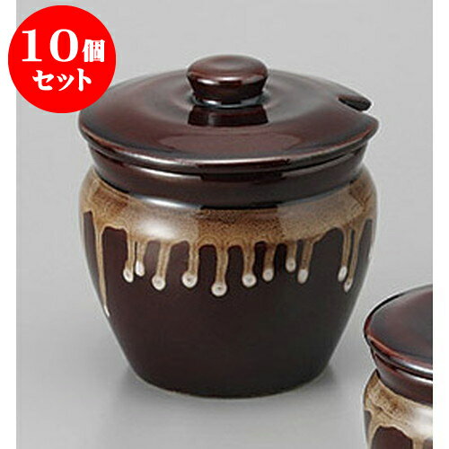 10個セット カメ 茶流切込カメ3号 [10.3 x 12.5cm] 土物 | 人気 おすすめ 食器 洋食器 業務用 飲食店 カフェ うつわ 器 おしゃれ かわいい ギフト プレゼント 誕生日 贈答品 食器セット 食器セット