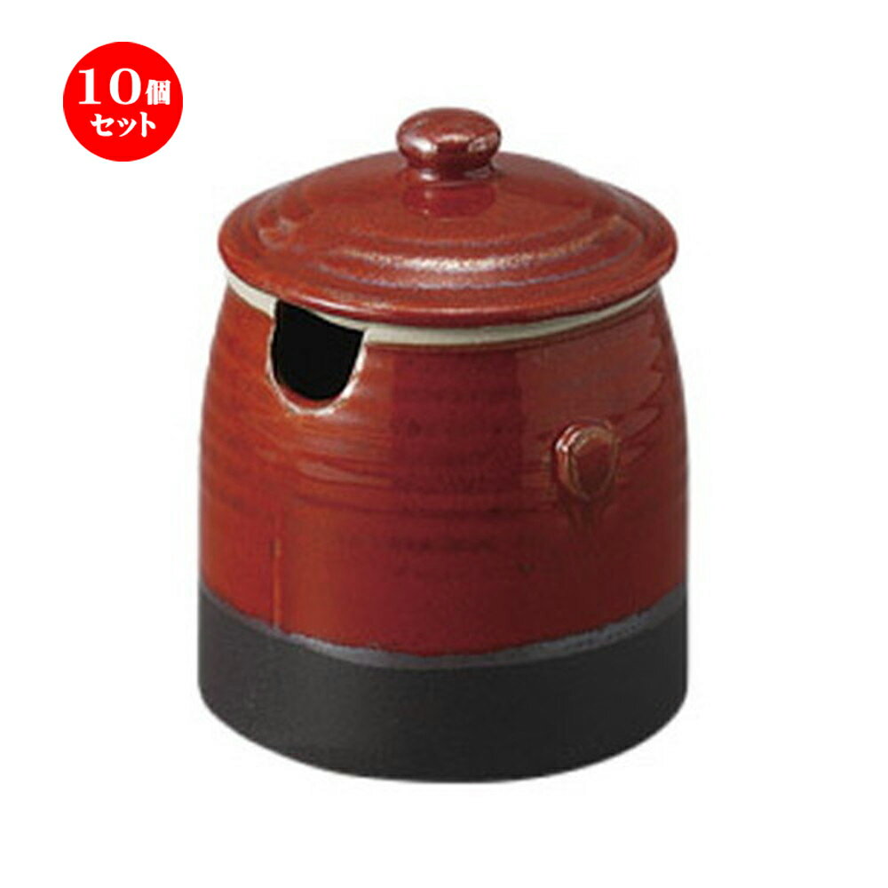 10個セット カメ 赤切立(大) [10.5 x 13.5cm 500cc] 土物 | 人気 おすすめ 食器 洋食器 業務用 飲食店 カフェ うつわ 器 おしゃれ かわいい ギフト プレゼント 誕生日 贈答品 食器セット 食器セット