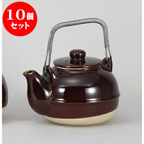 10個セット 土瓶 飴鈴型八合薬土瓶 [1750cc] 土物 弱火 | ポット 急須 土瓶 お茶 大きい 一服 まったり 人気 おすすめ 食器 業務用 飲食店 カフェ うつわ 器 おしゃれ かわいい ギフト プレゼント 引き出物 誕生日 贈り物 贈答品 食器セット