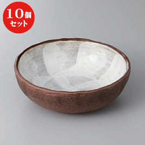 10個セット ☆ 中鉢 ☆備前風志野丸鉢5.0 [ 15.5 x 5cm ] | 中鉢 盛鉢 取り鉢 ボウル 中 おすすめ 人気 食器 業務用 飲食店 カフェ うつわ 器 おしゃれ かわいい お洒落 ギフト プレゼント 引き出物 内祝い 結婚祝い 誕生日 贈り物 贈答品 食器セット