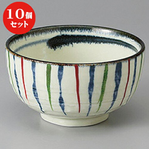 楽天せともの本舗10個セット ☆ 多用碗 ☆呉須三色十草4.1ロクロ目丼 [ 12.6 x 7cm ] | 多用丼 サラダ 麺類 スープ 食器 業務用 飲食店 カフェ うつわ 器 おしゃれ かわいい お洒落 可愛い ギフト プレゼント 引き出物 内祝い 結婚祝い 誕生日 贈り物 贈答品 おすすめ 食器セット