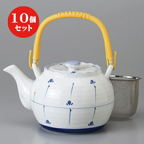 10個セット 有田土瓶 /めばえ8号土瓶 [ 1500cc ] | ポット 急須 土瓶 お茶 大きい 一服 まったり 人気 おすすめ 食器 業務用 飲食店 カフェ うつわ 器 おしゃれ かわいい ギフト プレゼント 引き出物 誕生日 贈り物 贈答品 食器セット