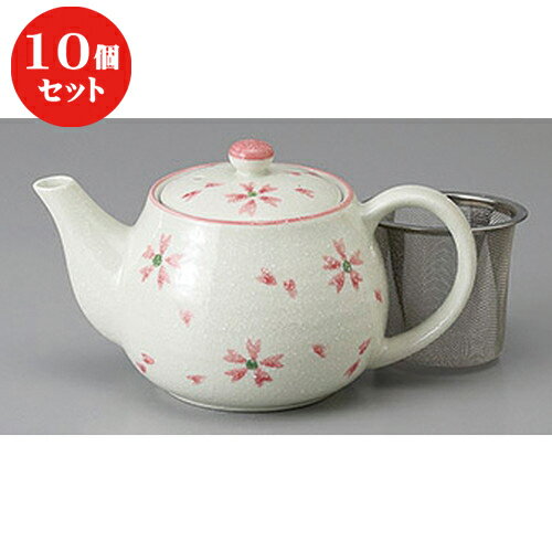 10個セット ☆ ポット ☆さくら淡雪軽量ポット [ 350cc ] | 人気 おすすめ 食器 洋食器 業務用 飲食店 カフェ うつわ 器 おしゃれ かわいい ギフト プレゼント 誕生日 贈答品 食器セット 食器セット
