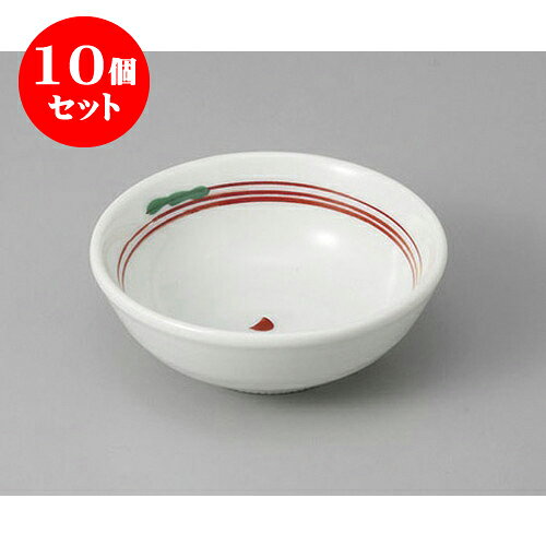Small Bowls - 10個セット 小鉢 錦水玉丸小付 [10.1 x 3.5cm] | 和食器 鉢 小鉢 ボウル 料亭 ホテル 食器 業務用 飲食店 カフェ うつわ 器 おしゃれ かわいい ギフト プレゼント 内祝い 誕生日 贈り物 贈答品 おすすめ 食器セット