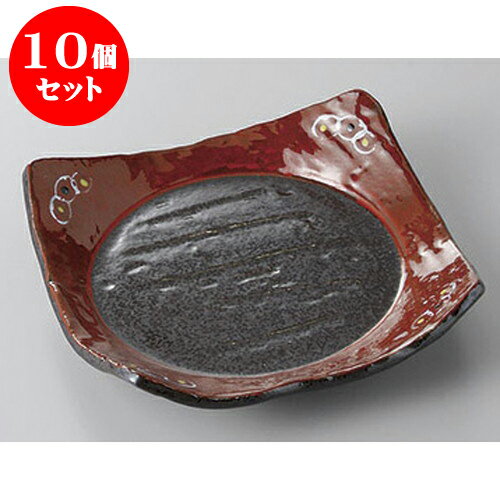 10個セット 銘々皿 南蛮赤絵角前菜皿 [15.6 x 15.3 x 3.9cm] | 取り皿 取皿 中皿 和皿 和食器 食器 業務用 飲食店 カフェ うつわ 器 おしゃれ かわいい ギフト プレゼント 引き出物 内祝い 結婚祝い 誕生日 贈り物 贈答品 おすすめ 人気 食器セット