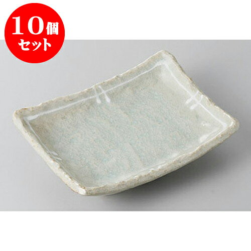 10個セット 銘々皿 京貫入5.0長角皿 [15 x 11.8 x 3.5cm] 土物 | 取り皿 取皿 中皿 和皿 和食器 食器 業務用 飲食店 カフェ うつわ 器 おしゃれ かわいい ギフト プレゼント 引き出物 内祝い 結婚祝い 誕生日 贈り物 贈答品 おすすめ 人気 食器セット