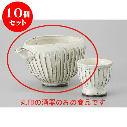 10個セット 冷酒 粉引面取片口冷酒器 [14.2 x 10.2 x 8.2cm 280cc] 土物 | 冷酒 お酒 日本酒 徳利 酒器 きき酒 バー bar 晩酌 人気 おすすめ 食器 業務用 飲食店 カフェ うつわ 器 おしゃれ かわいい ギフト プレゼント 引き出物 誕生日 贈り物 贈答品 食器セット