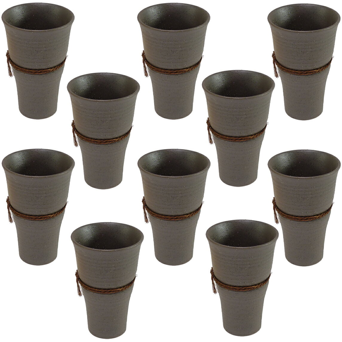 10個セット 焼酎カップ うでい湯割りカップ(大) [9.5 x 14.8cm 470cc] 土物 | 焼酎 ロックカップ コップ 焼酎カップ バー bar 晩酌 人気 おすすめ 食器 業務用 飲食店 カフェ うつわ 器 おしゃれ かわいい ギフト プレゼント 引き出物 誕生日 贈り物 贈答品 食器セット