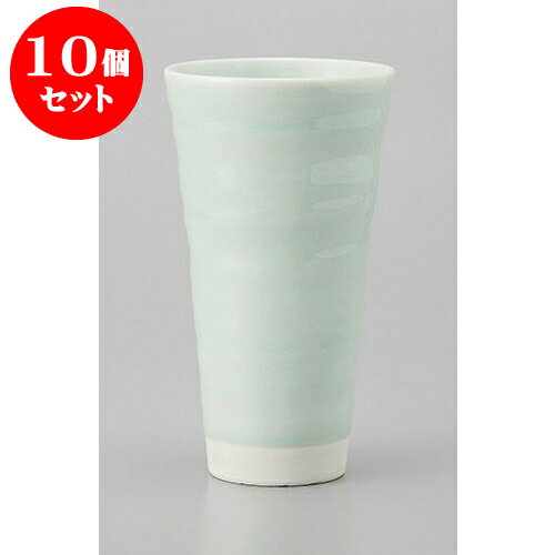 10個セット フリーカップ パステルヒワフリーカップロング [7.6 x 13.7cm 280cc] | フリーカップ タンブラー カップ コップ ビール 酒器 お酒 bar 晩酌 人気 おすすめ 食器 業務用 飲食店 カフェ うつわ おしゃれ かわいい ギフト プレゼント 引き出物 誕生日 食器セット