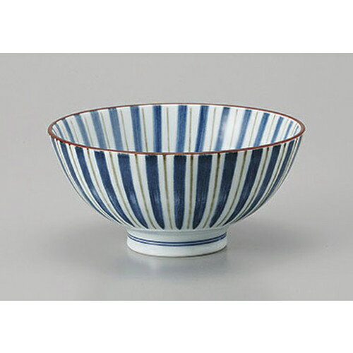 毛料 紺内外十草毛料 [13.9 x 6.3cm] | ちゃわん お茶碗 飯碗 ご飯茶碗 白米 人気 おすすめ 食器 業務用 飲食店 カフェ うつわ 器 おしゃれ かわいい ギフト プレゼント 引き出物 誕生日 贈り物 贈答品