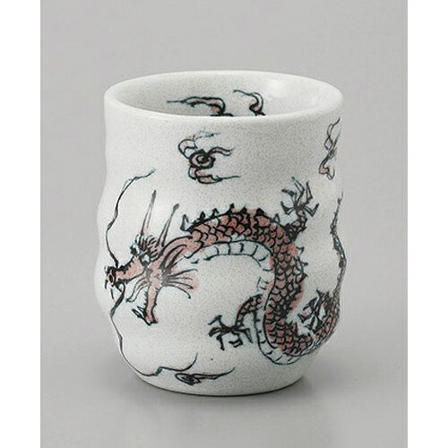 寿司湯呑 さざなみ龍ぎり(赤)寿司湯呑 [8 x 9cm] | 湯呑 湯のみ すし 寿司屋 ゆのみ 人気 おすすめ 食..