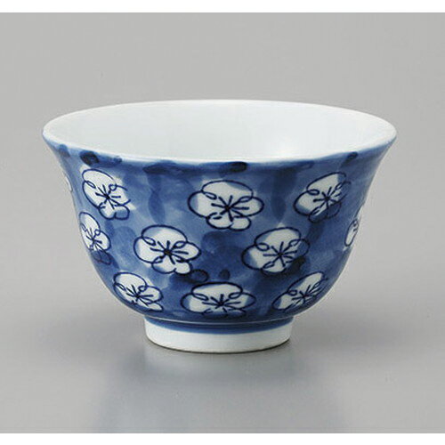 千茶 梅づくし反千茶 [9.3 x 5.5cm 160cc] 強化 | 湯呑 湯のみ せん茶 千茶 一服 人気 おすすめ 食器 業務用 飲食店 カフェ うつわ 器 おしゃれ かわいい ギフト プレゼント 引き出物 誕生日 贈り物 贈答品