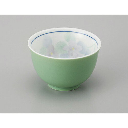 千茶 ヒスイスミレ小反千茶 [7.8 x 5cm 130cc] | 湯呑 湯のみ せん茶 千茶 一服 人気 おすすめ 食器 業..