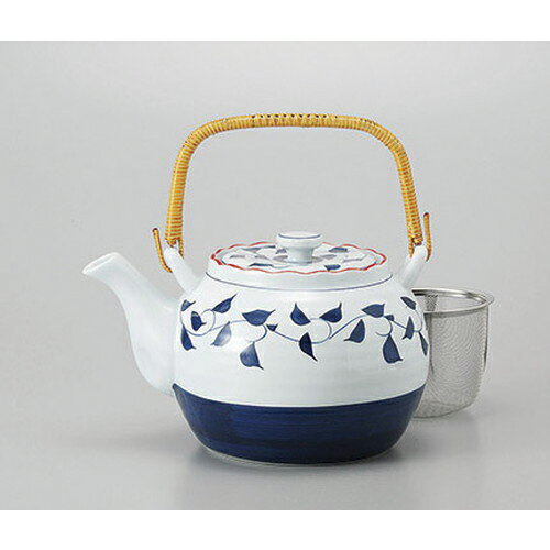 10個セット 土瓶 呉須唐草8号土瓶 15 X 13cm 1450cc 10個セット 土瓶 ポット X 急須 土瓶 お茶 大きい 一服 まったり 人気 おすすめ 食器 業務用 飲食店 カフェ うつわ 器 おしゃれ かわいい ギフト プレゼント 引き出物 誕生日
