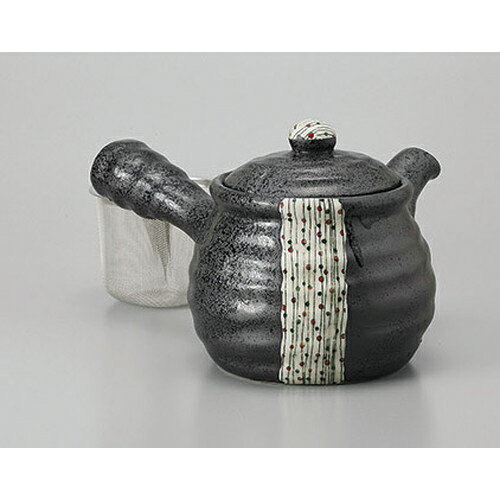 急須 ジャンボ急須玉すだれ(網カゴ付) [14.5 x 14cm 1200cc] | ポット 急須 きゅうす 土瓶 お茶 一服 ..