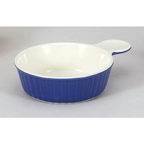 洋耐熱 ブルー片手グラタン　B.M [19 x 14.2 x 4.5cm 460cc] 弱火 | グラタン スープ ドリア アヒージ..