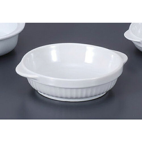 洋陶単品 白丸型グラタン [18.7 x 15.8 x 4.5cm] | グラタン スープ ドリア アヒージョ シチュー 人気 ..