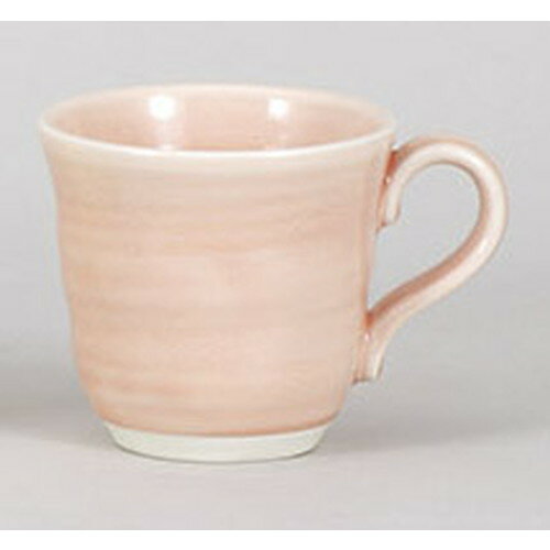 マグカップ パステルピンクマグ [12.4 x 9.4 x 8.8cm 320cc]
